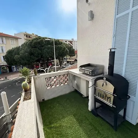 1 Ch. Luxe Apt｜coeur De Juan-les-pins｜plage A 50m Apartament Juan-les-Pins