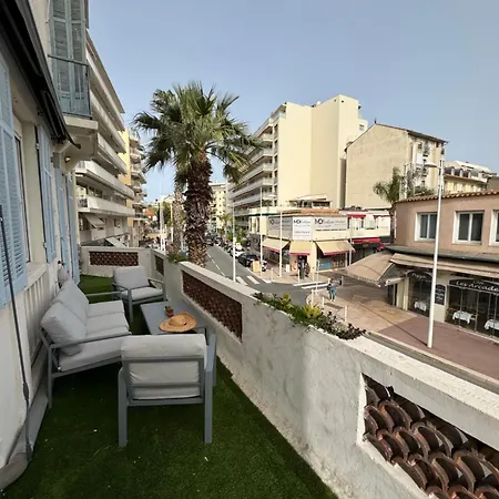 1 Ch. Luxe Apt｜coeur De Juan-les-pins｜plage A 50m Apartament